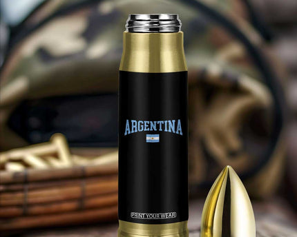 Argentina Sports Throwback Design Vintage Argentinian Flag Bullet Tumbler