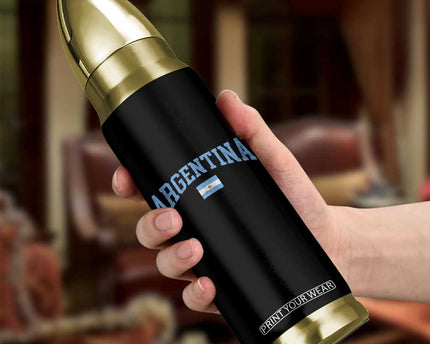 Argentina Sports Throwback Design Vintage Argentinian Flag Bullet Tumbler