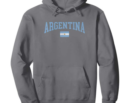 Argentina Sports Throwback Design Vintage Argentinian Flag Hoodie