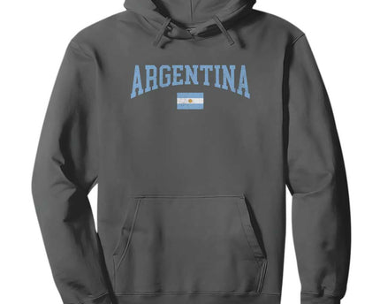 Argentina Sports Throwback Design Vintage Argentinian Flag Hoodie