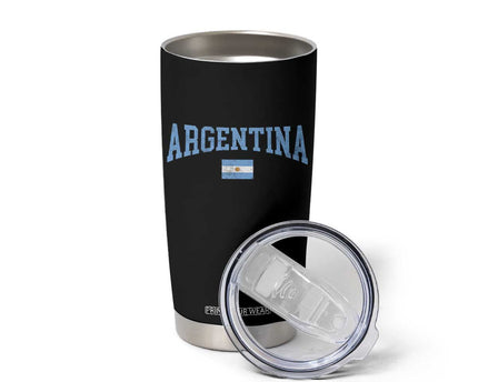 Argentina Sports Throwback Design Vintage Argentinian Flag Tumbler Cup