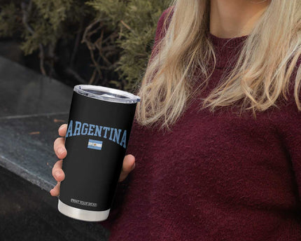 Argentina Sports Throwback Design Vintage Argentinian Flag Tumbler Cup