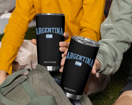 Argentina Sports Throwback Design Vintage Argentinian Flag Tumbler Cup