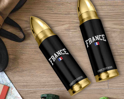 France Sports Throwback Design Vintage French Flag Bullet Tumbler