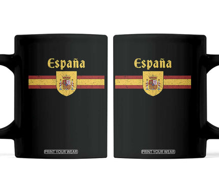 Espana Escudo Retro Spain Coat of Arms and Flag Español Coffee Mug