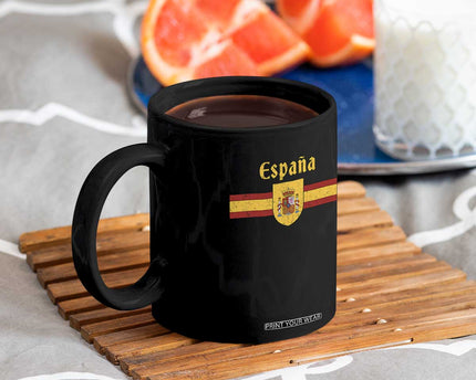 Espana Escudo Retro Spain Coat of Arms and Flag Español Coffee Mug