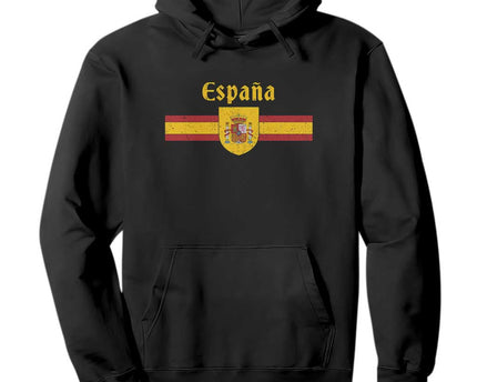 Espana Escudo Retro Spain Coat of Arms and Flag Espanol Hoodie
