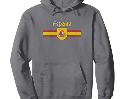 Espana Escudo Retro Spain Coat of Arms and Flag Espanol Hoodie