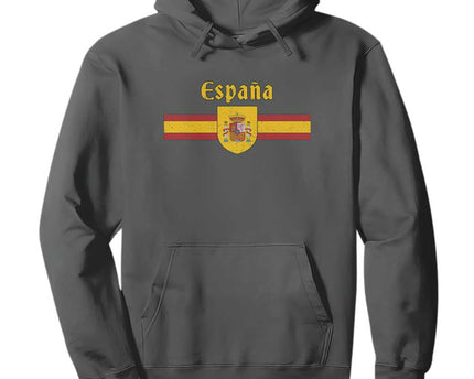 Espana Escudo Retro Spain Coat of Arms and Flag Espanol Hoodie