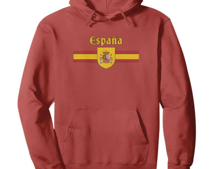 Espana Escudo Retro Spain Coat of Arms and Flag Espanol Hoodie