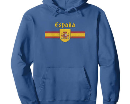 Espana Escudo Retro Spain Coat of Arms and Flag Espanol Hoodie
