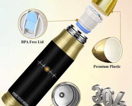 Argentina Sun of May Heartbeat ECG Pulse Argentine Pride Bullet Tumbler