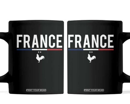 France Gallic Rooster Sports Throwback Design Vintage French Flag Coffee Mug