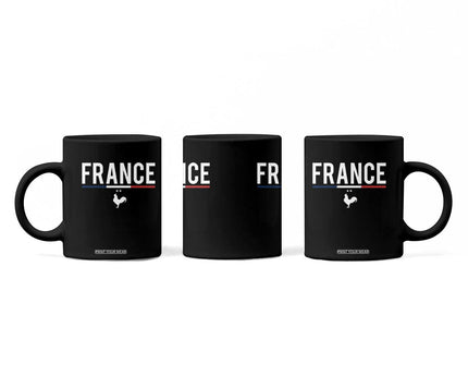 France Gallic Rooster Sports Throwback Design Vintage French Flag Coffee Mug