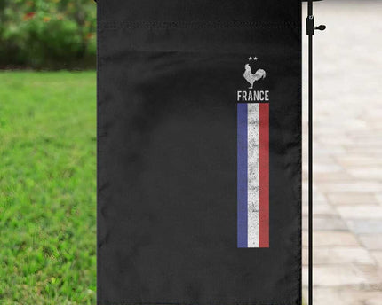 France Football Coq Soccer Throwback Jersey Style Garden Flag Vintage French Flag