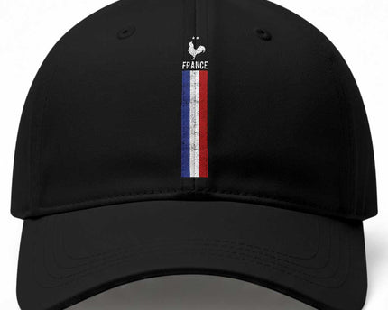 France Football Coq Soccer Throwback Jersey Style Baseball Cap Vintage French Flag