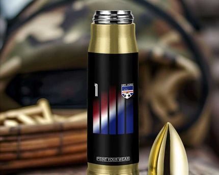 Cape Verde Flag Retro Sports Cabo Verdean Roots Bullet Tumbler