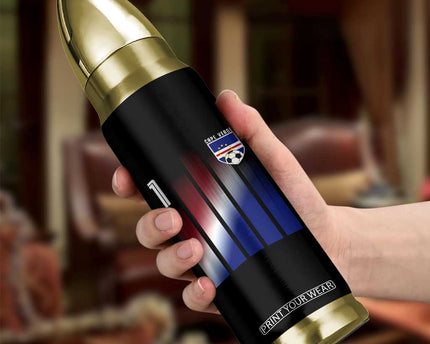 Cape Verde Flag Retro Sports Cabo Verdean Roots Bullet Tumbler