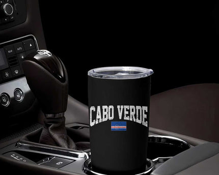 Cabo Verde Sports Throwback Tumbler Cup Cape Verdean Pride Lovers