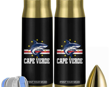 Vintage Cape Verde Shark Cabo Verdean Roots Bullet Tumbler
