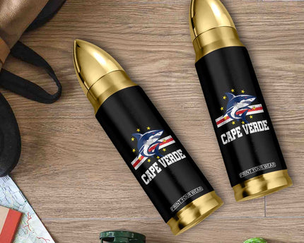 Vintage Cape Verde Shark Cabo Verdean Roots Bullet Tumbler