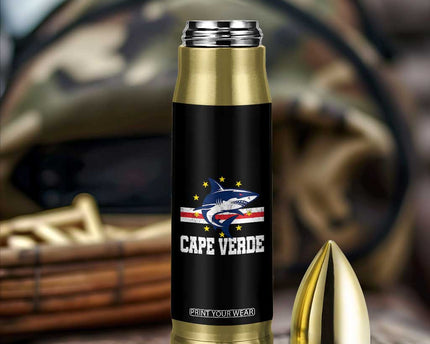 Vintage Cape Verde Shark Cabo Verdean Roots Bullet Tumbler