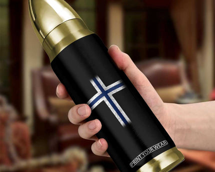 Norway Flag Distressed Nordic Symbol Norwegian Fans Bullet Tumbler