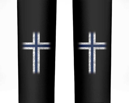 Norway Flag Distressed Nordic Symbol Norwegian Fans Skinny Tumbler