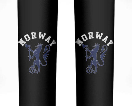 Norway Norwegian Lion Athletic Sports Jersey Style Skinny Tumbler
