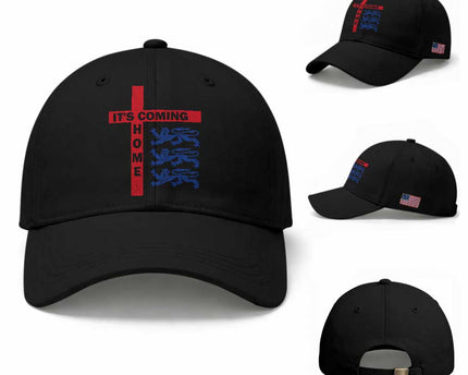 It Is Coming Home England Football Baseball Cap St George Cross Three Lions