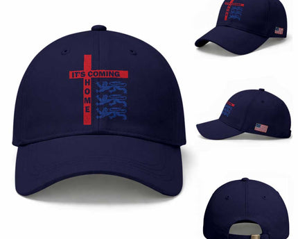 It Is Coming Home England Football Baseball Cap St George Cross Three Lions