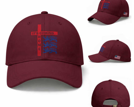 It Is Coming Home England Football Baseball Cap St George Cross Three Lions