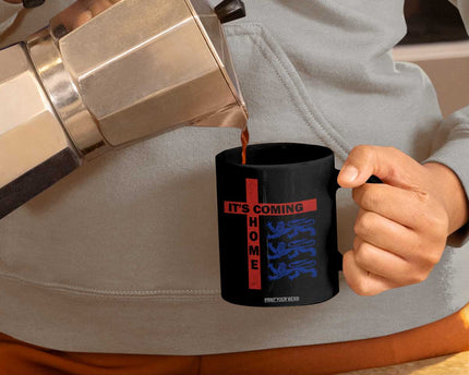 It Is Coming Home England Football Coffee Mug St George Cross Three Lions