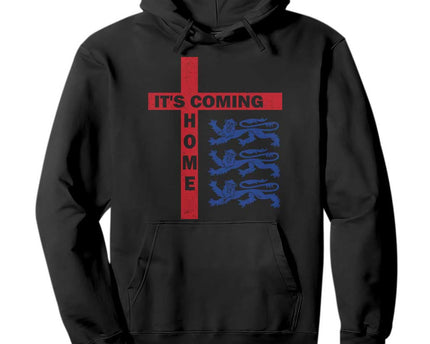 It Is Coming Home England Football Hoodie St George Cross Three Lions