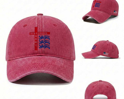 It Is Coming Home England Football Washed Cotton Baseball Cap