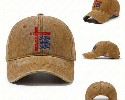 It Is Coming Home England Football Washed Cotton Baseball Cap