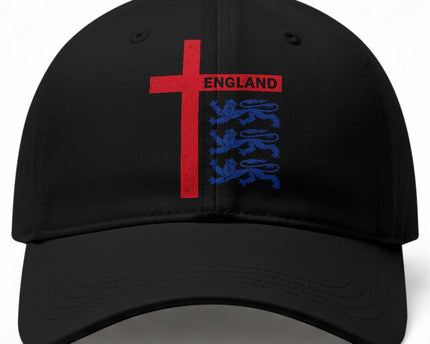 England Football St George Cross Three Lions Emblem Baseball Cap