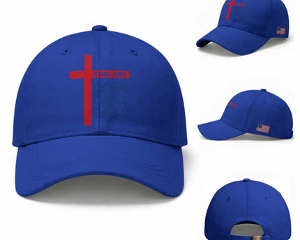 England Football St George Cross Three Lions Emblem Baseball Cap