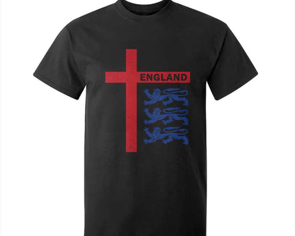 England Football St George Cross Three Lions Emblem T-Shirt