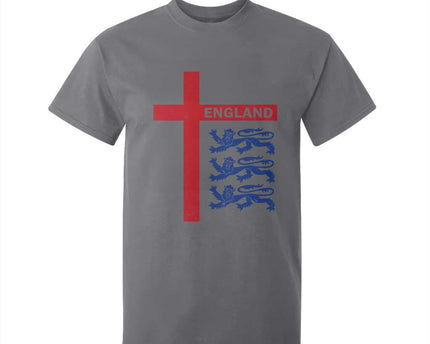 England Football St George Cross Three Lions Emblem T-Shirt