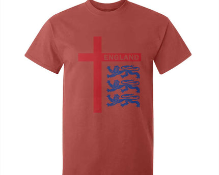 England Football St George Cross Three Lions Emblem T-Shirt
