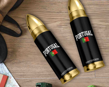 Vintage Portugal Flag Portuguese Pride Throwback Design Bullet Tumbler