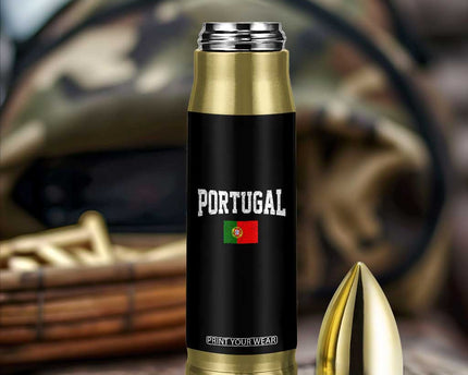 Vintage Portugal Flag Portuguese Pride Throwback Design Bullet Tumbler