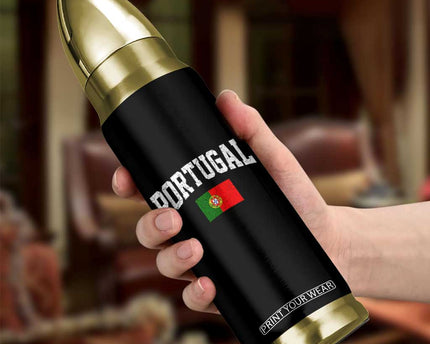 Vintage Portugal Flag Portuguese Pride Throwback Design Bullet Tumbler