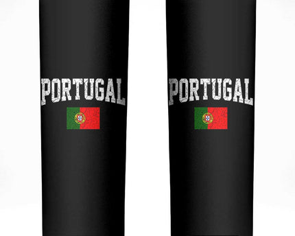 Vintage Portugal Flag Portuguese Pride Throwback Design Skinny Tumbler