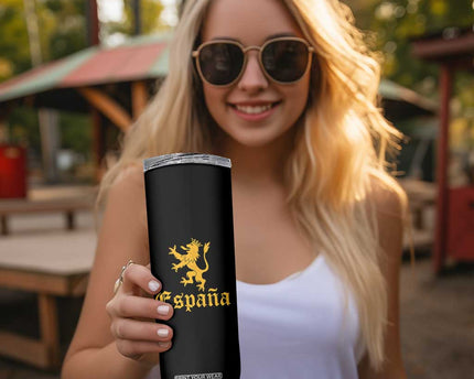 Espana Spain Lion Symbol Spanish Spaniard Pride Skinny Tumbler