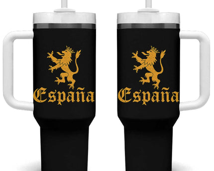 Espana Spain Lion Symbol Spanish Spaniard Pride Tumbler With Handle