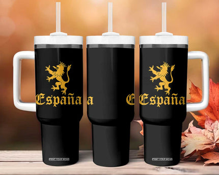 Espana Spain Lion Symbol Spanish Spaniard Pride Tumbler With Handle