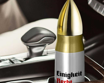 German Heritage Bullet Tumbler Einigkeit Recht Freiheit Germany Flag