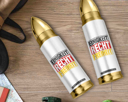 Proud Germany Bullet Tumbler Einigkeit Recht Freiheit German Flag